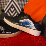 Sneakers Black Hokusai