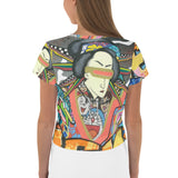 Crop-Top all over "Cyborg"