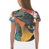 Crop-Top all over "Underground Yōkai"