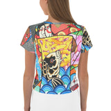 Crop-Top all over "Geisha Nubienne"