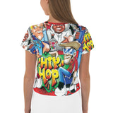 Crop-Top all over "HIP HOP"
