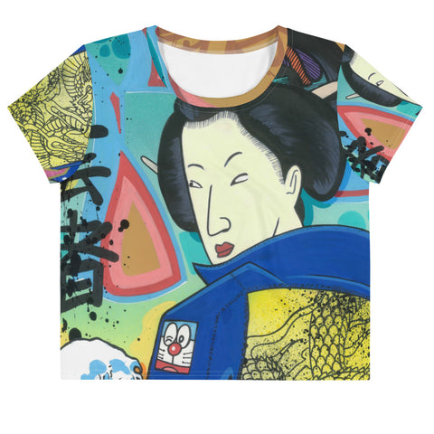 Crop-Top all over "Geisha in the South Bronx"