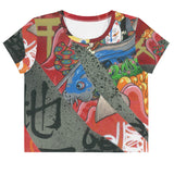 Crop-Top all over "Underground Yōkai"