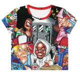 Crop-Top all over "HIP HOP"