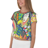 Crop-Top all over "The Warriors"