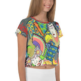 Crop-Top all over "The Warriors"