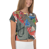 Crop-Top all over "Underground Yōkai"