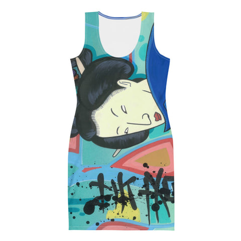 Robe all over "Geisha in the South Bronx"