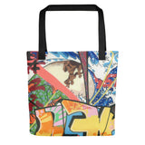 Tote Bag all over "Cyborg"