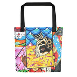 Tote Bag all over "Geisha Nubienne"