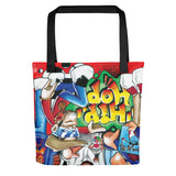 Tote Bag all over "HIP HOP"