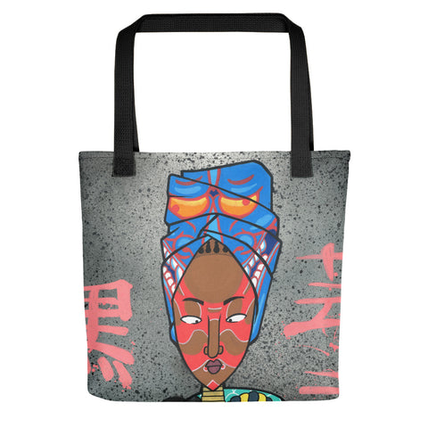 Tote Bag all over "Geisha Nubienne"