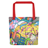 Tote Bag all over "The Warriors"