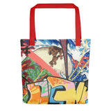 Tote Bag all over "Cyborg"