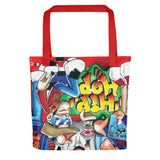 Tote Bag all over "HIP HOP"