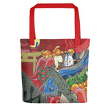 Tote Bag all over "Underground Yōkai"