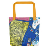 Tote Bag all over "Geisha in the South Bronx"