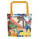 Tote Bag all over "Cyborg"