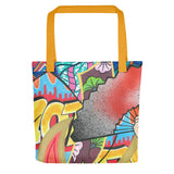 Tote Bag all over "Badass"