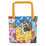 Tote Bag all over "Geisha Nubienne"