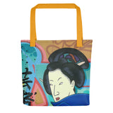 Tote Bag all over "Geisha in the South Bronx"