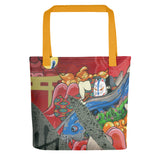 Tote Bag all over "Underground Yōkai"