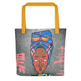 Tote Bag all over "Geisha Nubienne"