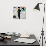 Toile imprimée "Ladies First"