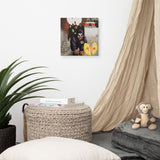 Toile imprimée "La Technique du Tigre et l'Aigle de Feu"