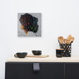 Toile imprimée "Princesse Nubienne"