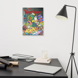 Toile imprimée "The Warriors"