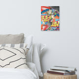 Toile imprimée "Badass"