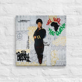 Toile imprimée "Ladies First"