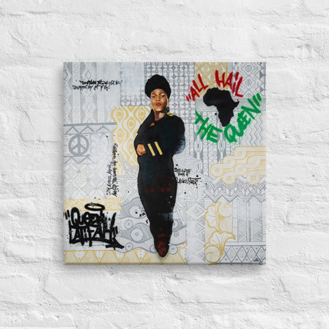 Toile imprimée "Ladies First"