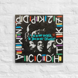 Toile imprimée "An experimental fusion of Hip-Hop and Jazz"