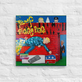 Toile imprimée "Politique et Cochonnaille"