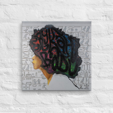 Toile imprimée "Princesse Nubienne"