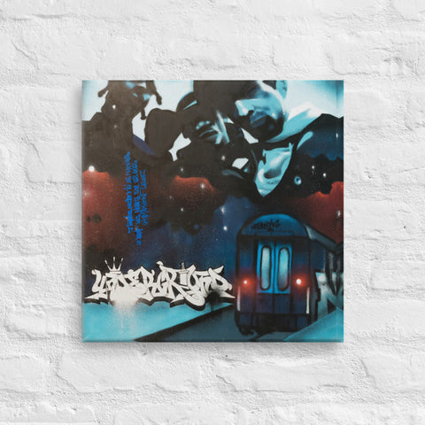 Toile imprimée "Underground"