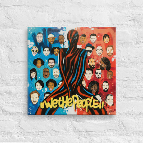 Toile imprimée "WeThePeople"