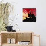 Toile imprimée "Côté Obscur sur la Bonne Mère"