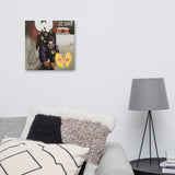 Toile imprimée "La Technique du Tigre et l'Aigle de Feu"