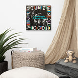 Toile imprimée "An experimental fusion of Hip-Hop and Jazz"