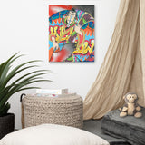 Toile imprimée "Badass"