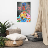 Toile imprimée "Geisha Nubienne"