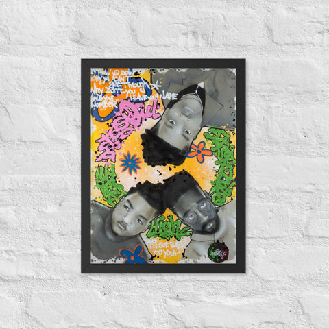 Affiche encadrée "De La Soul K7 Size"