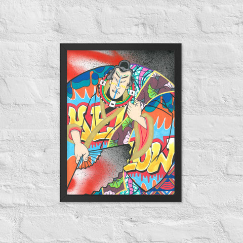 Affiche encadrée "Badass"