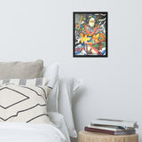 Affiche encadrée "Cyborg"