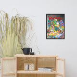 Affiche encadrée "The Warriors"