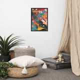 Affiche encadrée "Underground Yōkai"