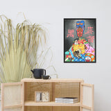 Affiche encadrée "Geisha Nubienne"